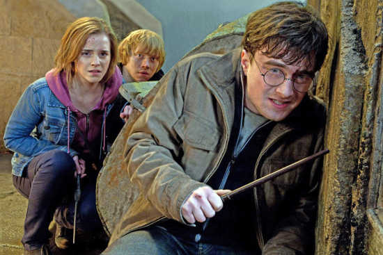 harry potter 7 movie ron and hermione