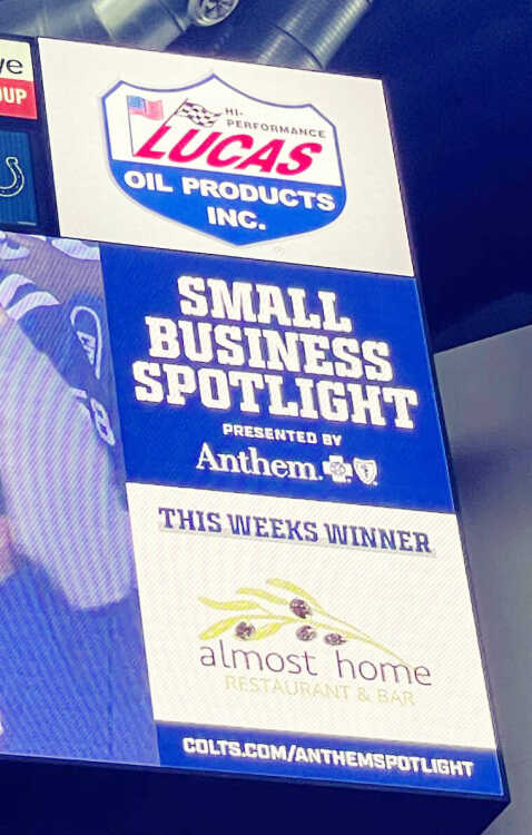 Local News: Almost Home honored with Colts 'Small Business Spotlight'  (11/29/21)